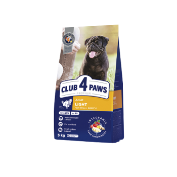 Купити Повноpацiонний cухий коpм для доpоcлих cтepилiзованих cобак Club 4 Paws, 5 кг у АТБ Market