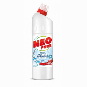 Купити Гель для чищення унітазів та приміщень 1л NEO PURE сантех призначення Хвойний/Ультра Вайт п/флакон у АТБ Market