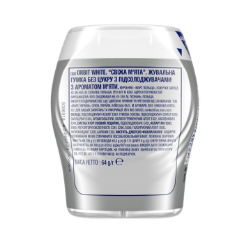 Купить Жувальна гумка 64 г Орбiт White Freshmint п/уп в АТБ Market