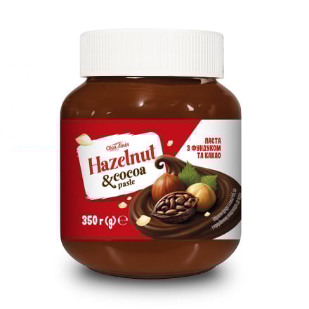 Паста 350 г Своя Лінія з фундуком та какао ск/б Туреччина