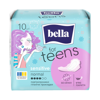 Купити Прокладки 10 шт Bella for Teens Ultra Sensitive extra soft у АТБ Market