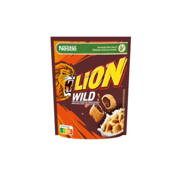 Купити Готовий Сніданок 350 г Nestle LION WILDCRUSH злакові подушечки з шоколадом у АТБ Market