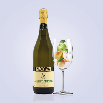 Купити Вино 0,75л газоване Lambrusco Dell'Emilia IGT Giacobazzi напівcолодке біле 7,5%, Італія у АТБ Market