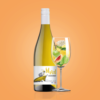 Купить Вино 0,75 л MARCEL CHARDONNAY сухе біле сортове 12,5 % об скл/пл Франція в АТБ Market
