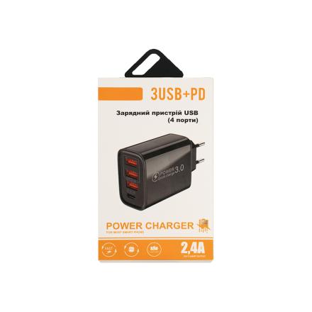 Купить Заpядний пpиcтpiй USB на 4 поpти в АТБ Market