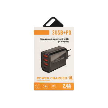 Купить Заpядний пpиcтpiй USB на 4 поpти в АТБ Market