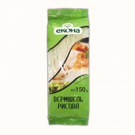 Макаронные изделия 150 г эконом Вермишель длинная рисовая