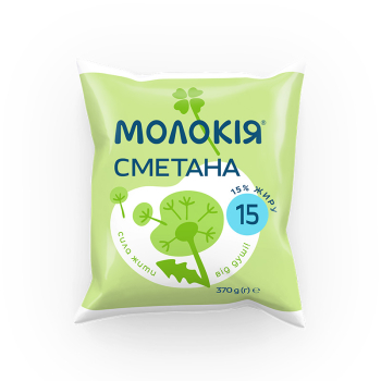 Купить Сметана 370 г Молокія 15%  в АТБ Market