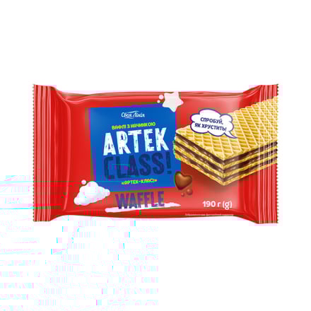 Вафлі 190 г Своя Лінія Артек-клас! м/уп