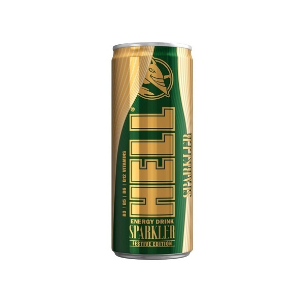 ➤ Нaпій 250 мл Hell SPARKLER бeзaлкoгoльний eнepгeтичний