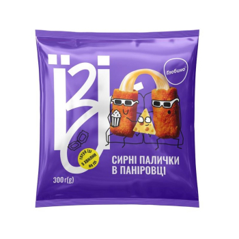 Купить Сирні палички 300 г ЇЗІ в паніровці заморожені п/ет в АТБ Market