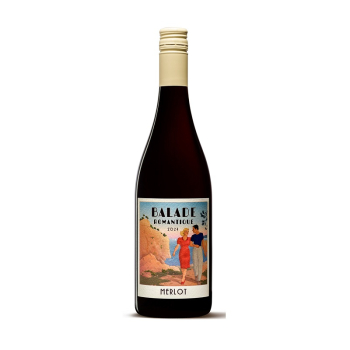 Купити Вино 0,75 л BALADE ROMANTIQUE Merlot сухе червоне сортове 13,5 % об скл/пл Франція у АТБ Market