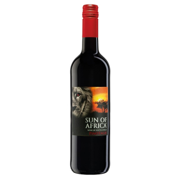 Купить Вино 0,75 л Sun of Africa Pinotage напівсухе червоне сортове 13,5 % об скл/пл ПАР в АТБ Market