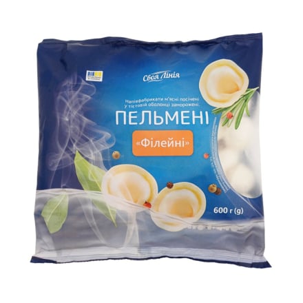 Пельмені 0,6 кг Своя Лінія філейні п/ет