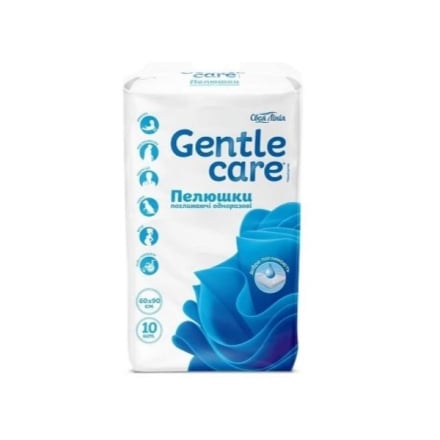 Пелюшки поглинаючі одноразові 10 шт Своя Лінія 60X90 см м/уп