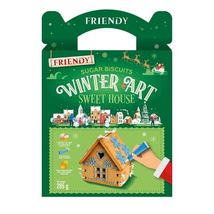 Печиво 295г Delicia Солодкий дім цукрове к/уп