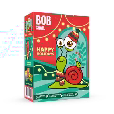 Набір 110 г Bob Snail Різдвяний бокс з іграшкою к/уп
