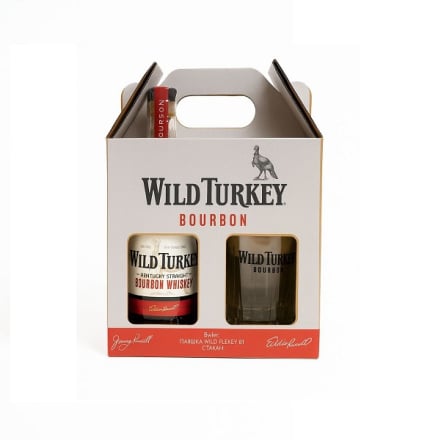 Набір Бурбон 0,7 л WILD TURKEY 40% об ск/пл + склянка