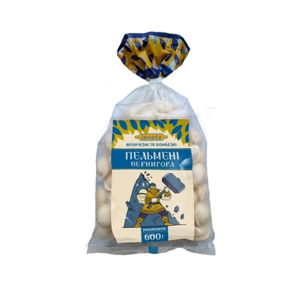 Пельмені 0,6 кг Levada "Вернигора" курячі заморожені п/ет