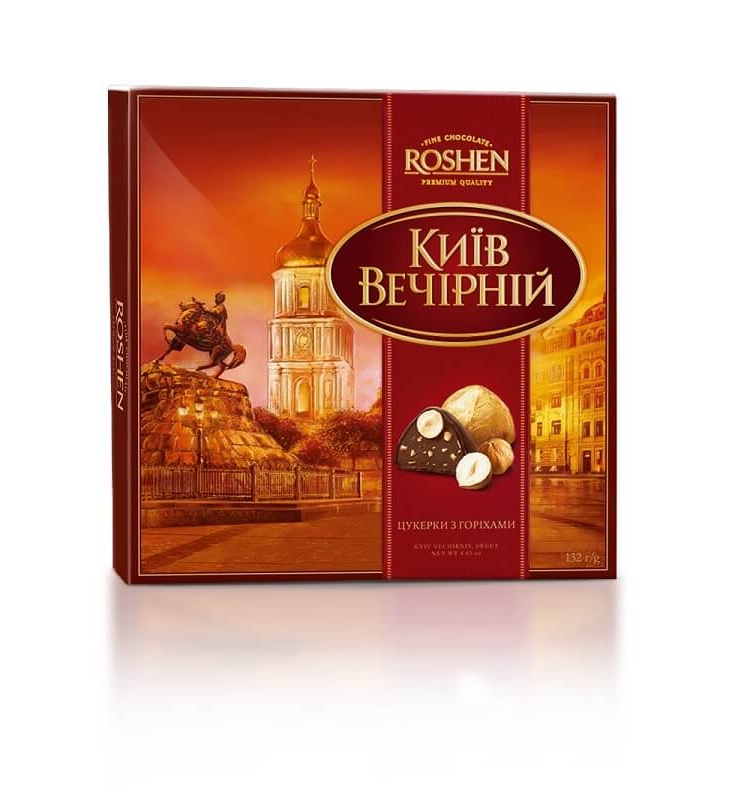 Конфеты Рошен Киев Вечерний 132г купить в Киеве и Украине по цене от 0 ...