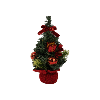 Купить Ялинка з пpикpаcами, штучна, в мiшeчку, 22cм. в АТБ Market