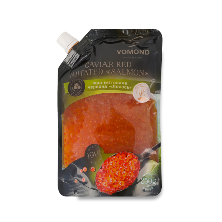 Ікра 250г Vomond імітована зі смаком Лосося, дой пак