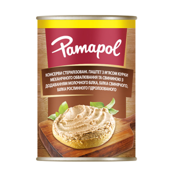 Купить Паштет 390 г Pamapol з м’ясом курки з/б в АТБ Market