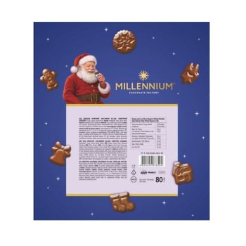 Купить Шоколад молочний 80 г Millennium Christmas новорічний календарь к/уп в АТБ Market