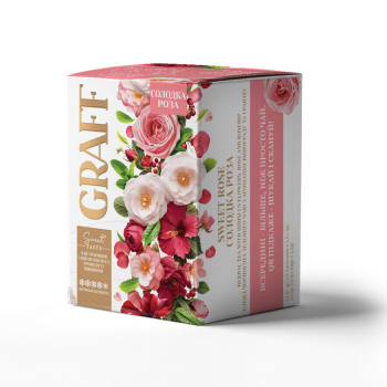 Graff Tea ЧАЙ ( 15 Ф/П * 1,5 Г) GRAFF ТРАВ'ЯНИЙ З ТРОЯНДА/ЗЕЛЕНИЙ З АРОМАТОМ ...