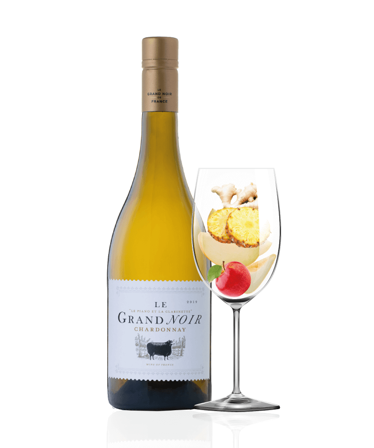 ➤ Вино 0,75л Grand Noir Chardonnay IGP біле сухе 13,5%, Франція купити в Києві та Україні за ціною від 215.40 грн ★ АТБ Маркет