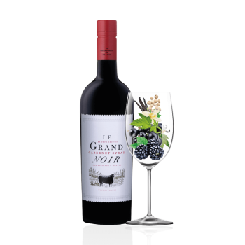 Купить Вино 0,75 Grand Noir Cabernet Syrah IGP красное сухое 13,5% об Франция в АТБ Market