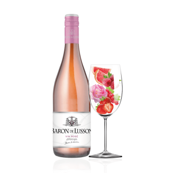 Купить Вино 0,75 л Baron de Lusson сухое розовое 10.5% об Франция в АТБ Market