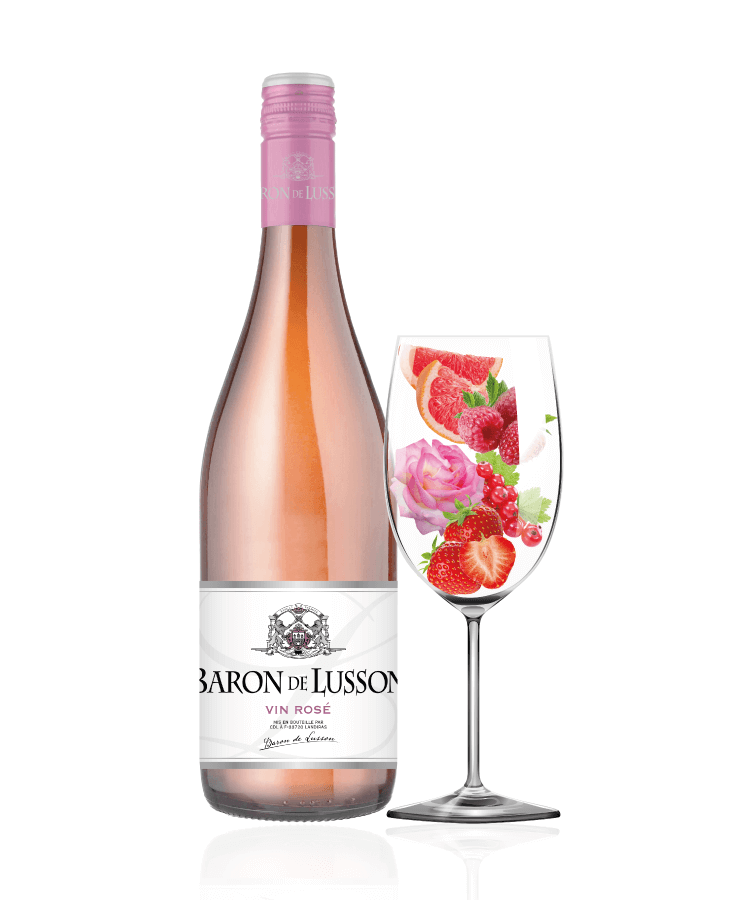 ➤ Вино 0,75л Baron de Lusson сухе рожеве 10.5%, Франція купити в Києві та Україні за ціною від 140.80 грн ★ АТБ Маркет