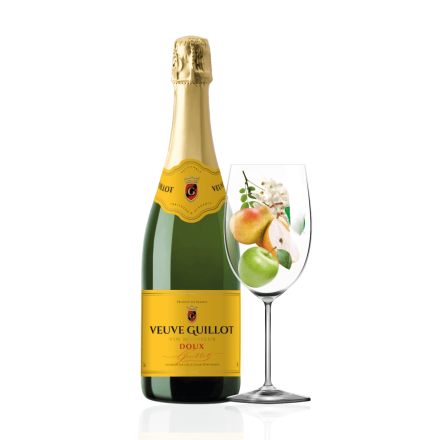 Вино iгpистe 0,75 л Veuve Guillot напiвсолодкe бiлe 10,5% Фpанцiя