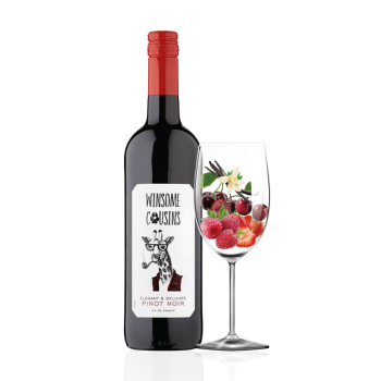 Купить Вино 0,75 л WINSOME COUSINS PINOT NOIR червоне сухе 12,5 % об. скл/пл Франція в АТБ Market