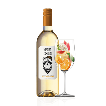 Купить Вино 0,75 л WINSOME COUSINS CHARDONNAY біле сухе 12,5 % об. скл/пл Франція в АТБ Market