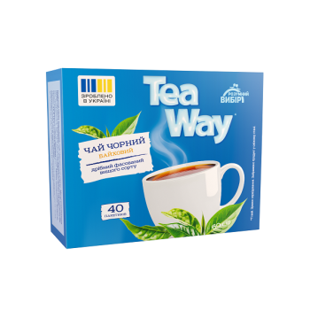 Купить Чай (40 ф/п х 1,5 г) Розумний вибір Tea Way чорний байховий дрібний фасований к/уп в АТБ Market