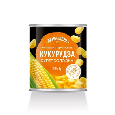 Купить Кукурудза 340 г День у День суперсолодка з/б в АТБ Market