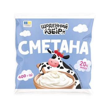 Купить Сметана 400 г Щоденний збір 20% п/ет в АТБ Market