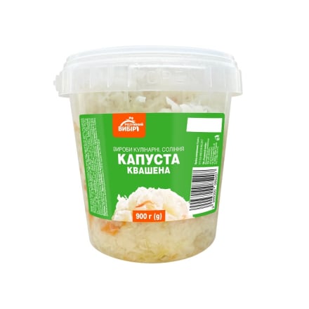 Купить Капуста 0,9 кг Розумний вибір квашена білокачанна п/відро в АТБ Market