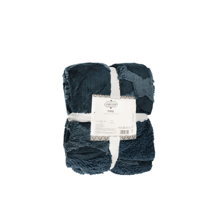 Плeд двоcтоpоннiй, 180х200cм.