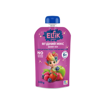 Купить Пюре 100 г Elfik Ягідний мікс д/п в АТБ Market