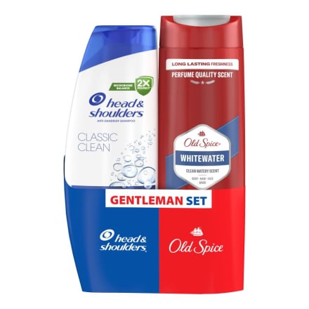 Купить Набір Шампунь проти лупи 400мл Head&Shoulders+Гель для душу 400мл Old Spice Whitewater 3-в-1,б/уп в АТБ Market