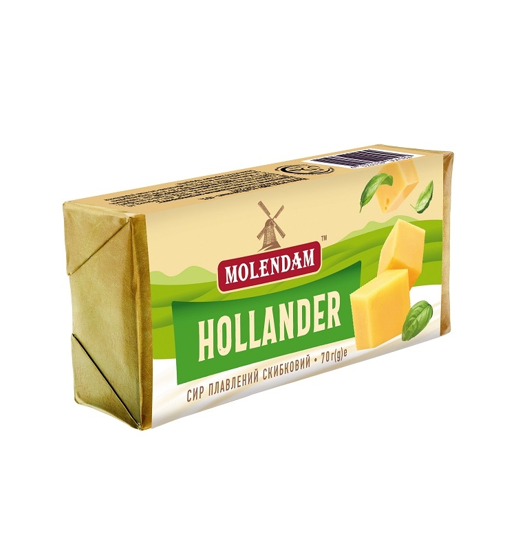 Сир плавлений 70г Molendam Hollander 40%