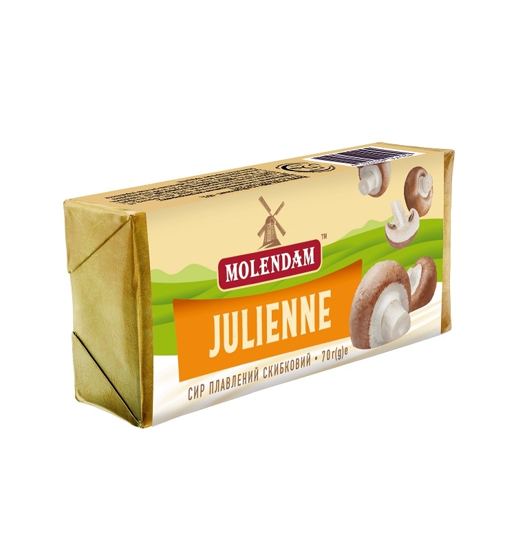 Сир плавлений 70 г Molendam Julienne 40%