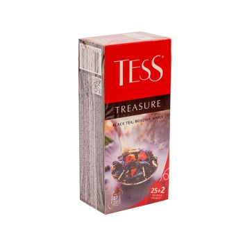 Чай Tess Treasure черный с шиповником, яблоком, лепестками цветов и ...
