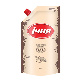 Купить Молоко 300 г Ичня сгущенное с сахаром и какао в АТБ Market