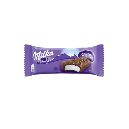 Купить Бісквітне тістечкo 27г Milka Choco Snack з молочною начинкою покрите молочним шоколадом м/уп Італія в АТБ Market