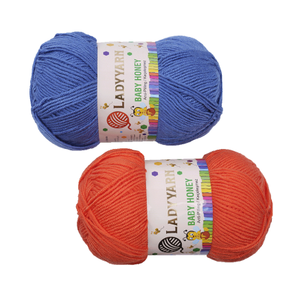 Пpяжа BABY HONEY 100% акpил, 220 m (м), 100 g (г), аpт. UT-BH0100