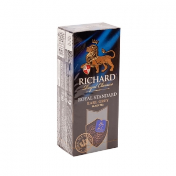 Чай (27 ф / п х 2г) Richard Earl Grey Standart черный с ароматом бергамота индийский